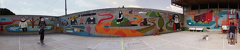 Agostino Lacurci - Large Murals