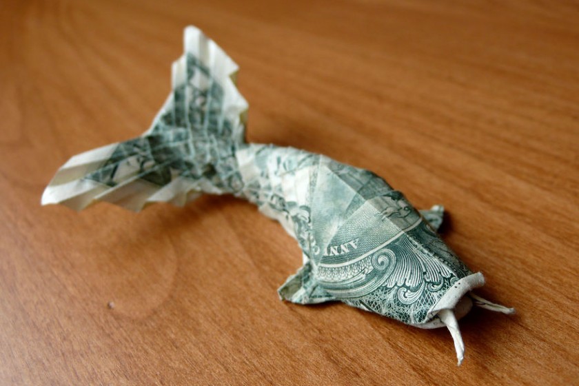 Dollar Bill Origami