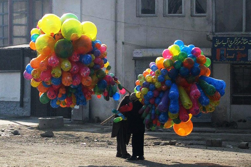 The Balloon Sellers Of Kabul, Afghanistan